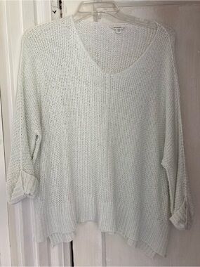 eesome Mint Green V-Neck Knit Sweater